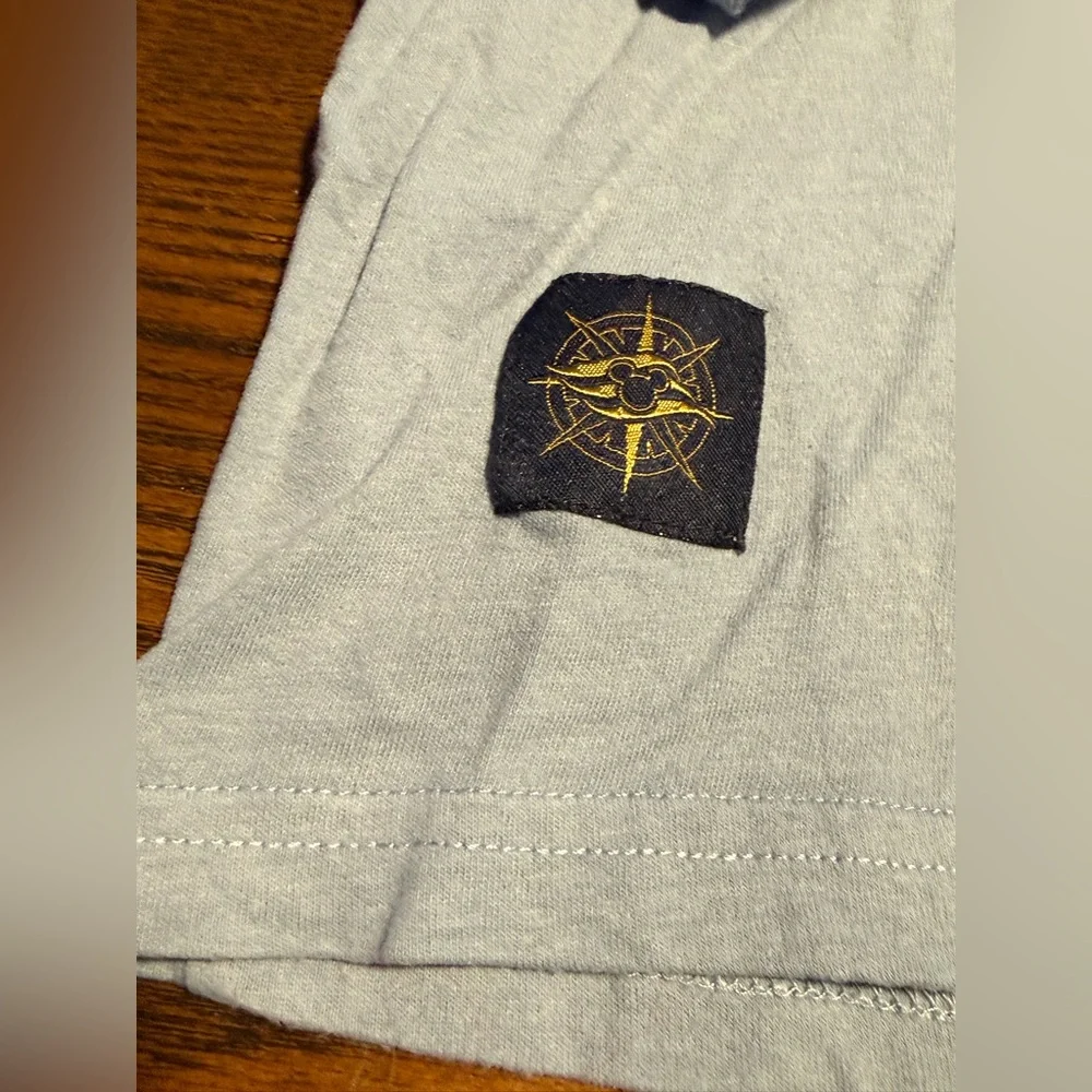 Disney Cruise Line Wish‎ Inaugural Sailing Long Sleeve Tee Blue Adult Medium - Picture 11 of 12